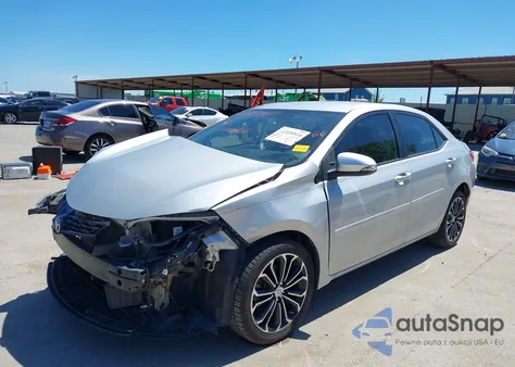 2015 Toyota Corolla S Plus из США, поврежденный, VIN 5YFBURHEXFP216342